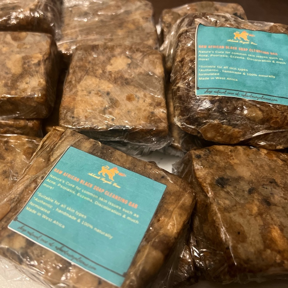 Raw African Black Soap